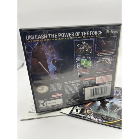 2008 Star Wars FORCE Unleashed Nintendo DS CASE & MANUAL ONLY - Picture 2 of 5